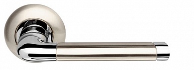 Картинка Ручка раздельная ARMADILLO Stella LD28-1SN/CP-3 матовый никель/хром